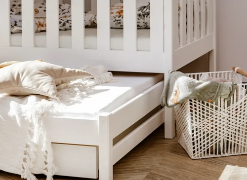 EMILKA 90x190 bílá patrová postel Lano Nábytek