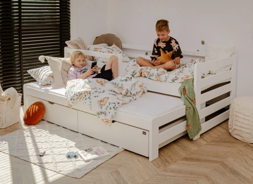 SENSO 80x160 white children’s bed Lano Furniture