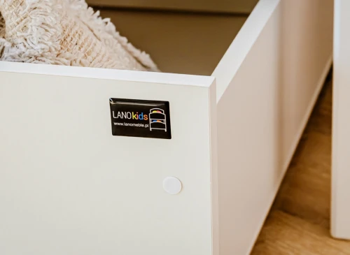 GUCIO 80x180 bílá jednolůžková dětská postel Lano Nábytek