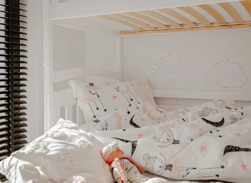 BLANKA 90x180 bílá patrová postel Lano Nábytek