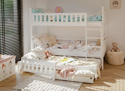 BLANKA 90x180 bílá patrová postel Lano Nábytek