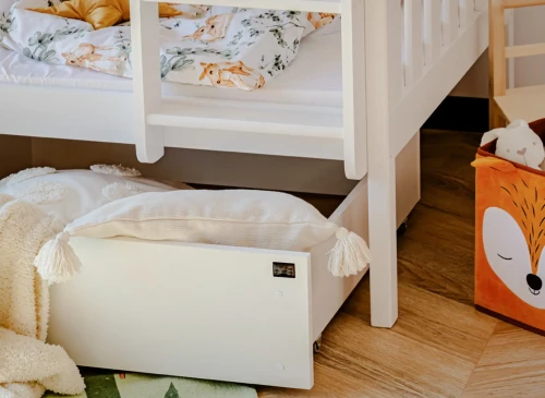 IGNAŚ 90x200 bílá patrová postel Lano Nábytek