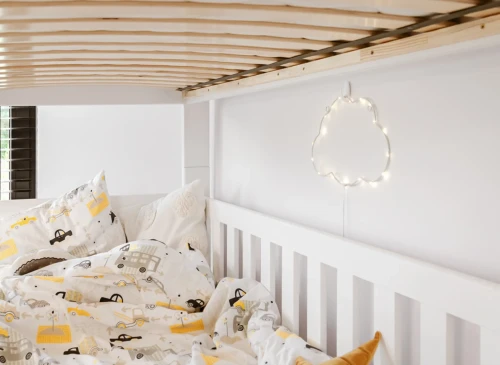 KSAWERY 80x180 bílá patrová postel Lano Nábytek