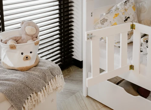 KSAWERY 80x180 bílá patrová postel Lano Nábytek