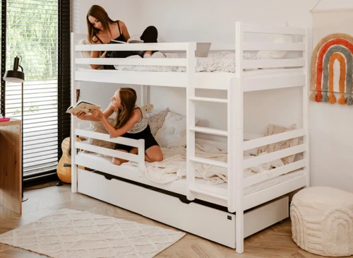 NEMO 90x200 white bunk bed Lano Furniture