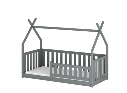 BOGUŚ 90x190 grey Montessori floor cot tipi bed Lano Furniture