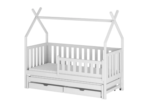 TYTUS 90x190 modrá dětská výsuvná postel teepee Lano Nábytek