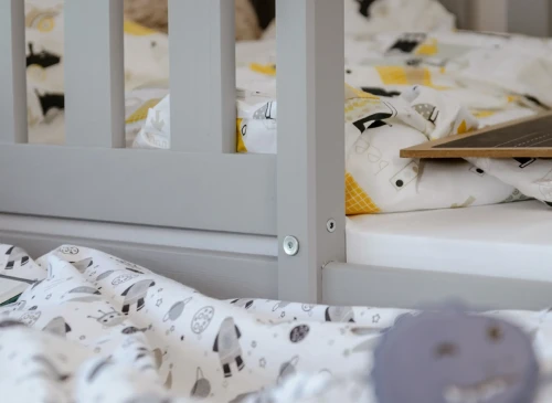 KAJA 90x200 grey double trundle bed Lano Furniture