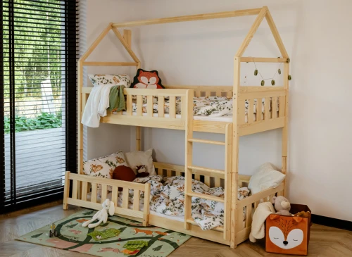 POLA 80x200 borovice patrová postel Lano Nábytek