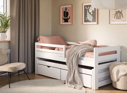SENSO 80x160 white children’s bed Lano Furniture