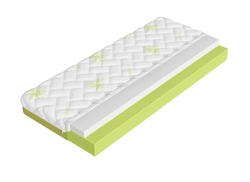STRONG 70x200 medium firm 13 cm foam mattress with aloe vera Lano Furniture