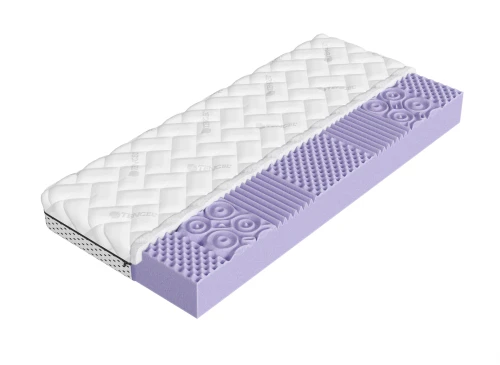 SPA 80x200 medium firm 13 cm profiled foam mattress with antibacterial properties Lano Furniture