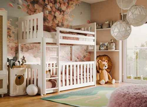 CRIS 90x190 bílá patrová postel Lano Nábytek