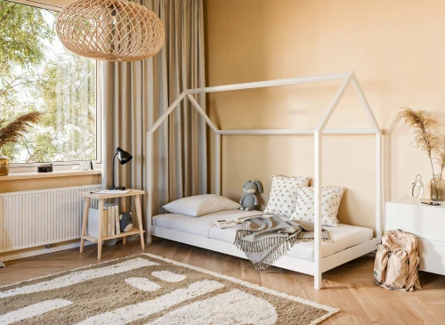 LUCKY 80x180 bílá dětská postel Montessori domečková Lano Nábytek