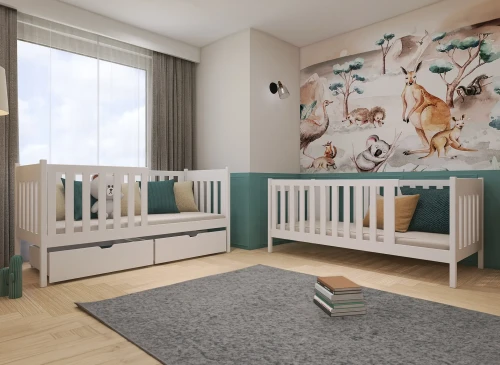 DAWID 90x190 bílá patrová postel Lano Nábytek