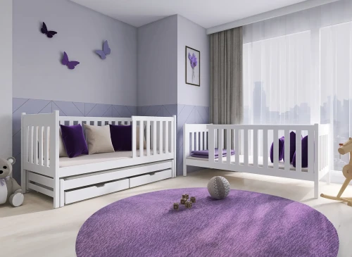 EMILKA 80x180 bílá patrová postel Lano Nábytek