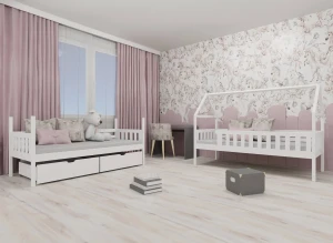 GAJA 80x200 růžová patrová postel Lano Nábytek