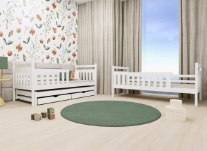 KLARA 80x160 modrá patrová postel Lano Nábytek