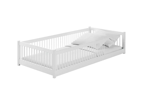 PEDRO 90x200 graphite Montessori floor bed for children Lano Furniture