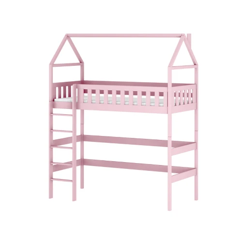 OTYLIA 80x200 pink loft single children’s bed Lano Furniture