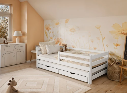 HABI 90x200 bílá dětská postel Lano Nábytek