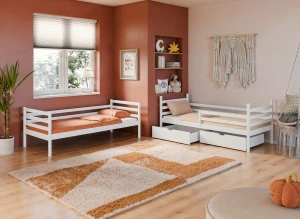 NEMO 90x180 modrá patrová postel Lano Nábytek