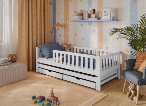 COLA 90x190 bílá patrová postel Lano Nábytek