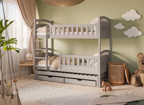 BLANKA 90x200 kašmír patrová postel Lano Nábytek