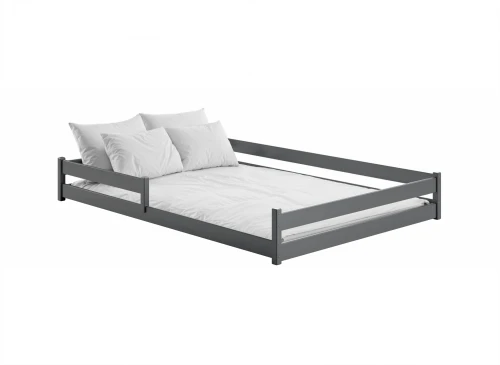 FINI 140x200 grafitová dětská postel Montessori Lano Nábytek