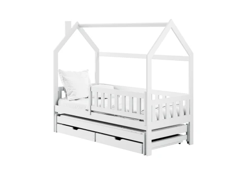 MONKEY 90x180 white children's house bed Lano Furniture