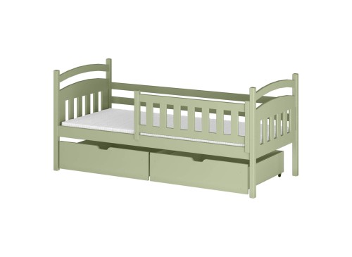 TERRY 80x180 olivová dětská jednolůžková postel Lano Nábytek