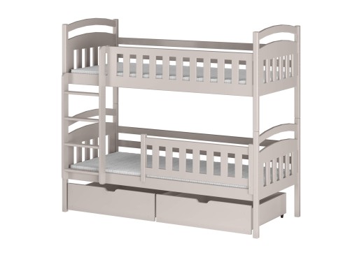 IGNAŚ 90x190 cashmere bunk bed Lano Furniture