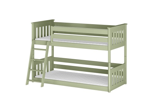 KEVIN 80x180 olive green bunk bed Lano Furniture