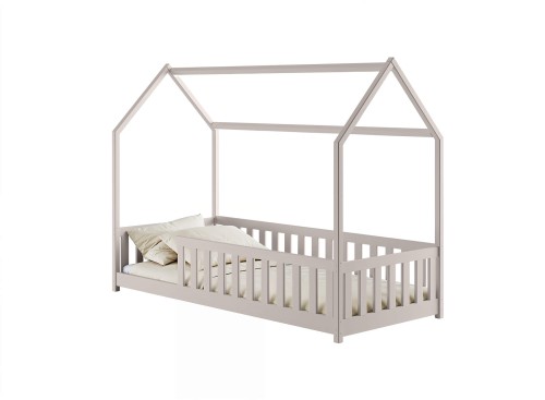 NOAH 90x200 cashmere Montessori floor house bed for children Lano Furniture