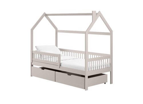 OSKAR 90x200 cashmere single house bed for children Lano Furniture