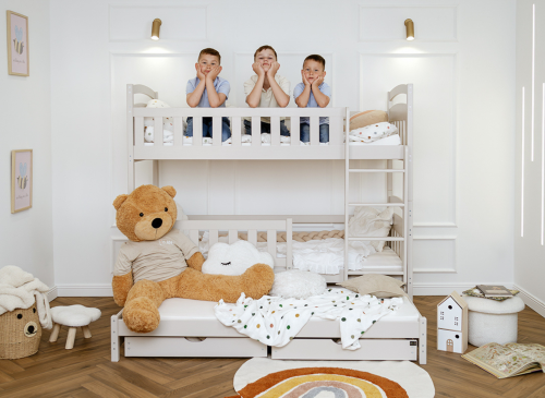 BLANKA 90x200 kašmír patrová postel Lano Nábytek