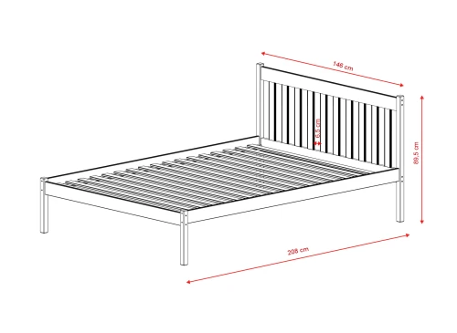 KING 140x200 olivová jednolůžková postel pro teenagery Lano Nábytek