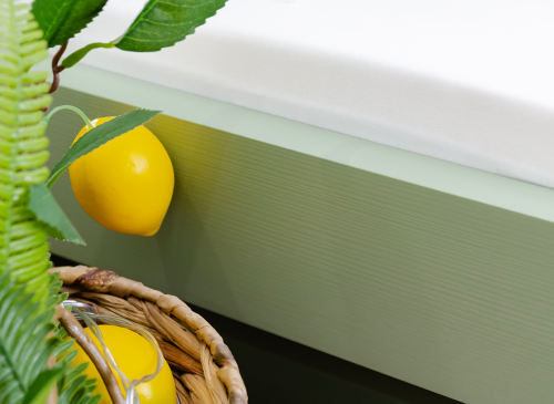 SENSO 80x160 olivová výsuvná dvoulůžková postel Lano Nábytek