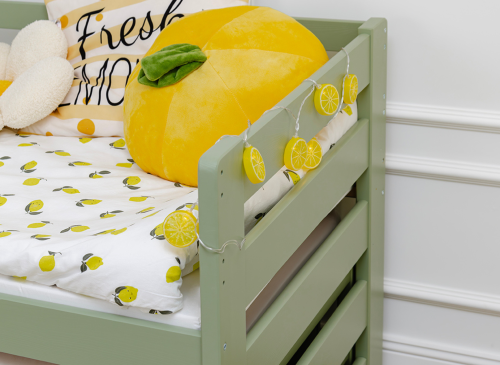 SENSO 80x190 olive green double trundle bed Lano Furniture