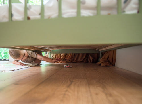 STAR 80x180 olivová dětská jednolůžková postel Lano Nábytek