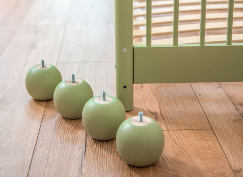 STAR 90x200 olivová dětská jednolůžková postel Lano Nábytek