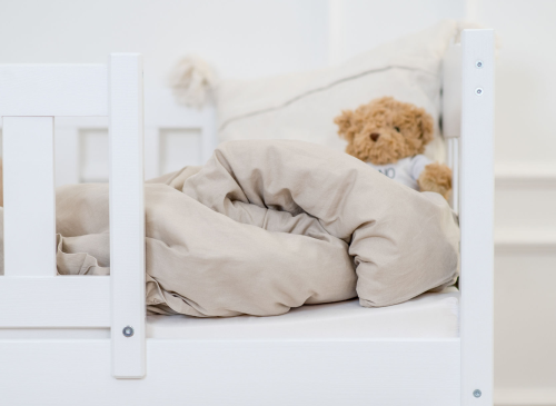 AMELKA 90x200 white double trundle bed Lano Furniture