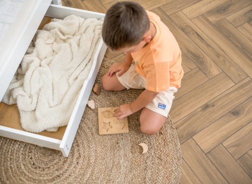 AMELKA 80x160 bílá výsuvná postel Lano Nábytek