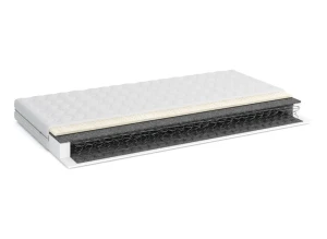 BERNI 80x150 středně tvrdá 13 cm pružinová matrace Bonell s latexem Lano Nábytek