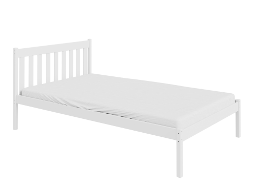 TEEN 120x200 white single teenage bed Lano Furniture