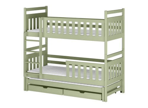 KLARA 80x190 olive green bunk bed Lano Furniture