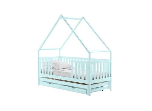 MAGIC 90x200 modrá výsuvná postel Lano Nábytek