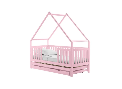 MAGIC 80x180 růžová výsuvná postel Lano Nábytek