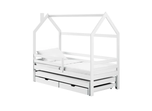 DANEK 80x190 white children's house bed Lano Furniture