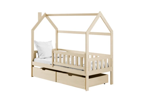 NATAN 80x200 pine children's house bed Lano Furniture
